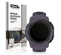 dipos Protection écran anti-espion pour Garmin Instinct 2S (45mm) | Film mat, filtre de confidentialité 4 directions, sur mesure, anti-rayures, sans bulles, adhésion sans colle
