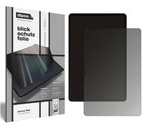 dipos Protection écran anti-espion pour Samsung Galaxy Tab S8 | Film mat, filtre de confidentialité 4 directions, sur mesure, anti-rayures, sans bulles, adhésion sans colle