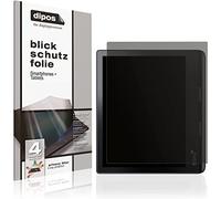 dipos Protection écran anti-espion pour Tolino Epos 3 e-Book Reader | Film mat, filtre de confidentialité 4 directions, sur mesure, anti-rayures, sans bulles, adhésion sans colle