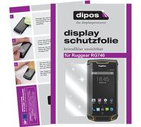 dipos ruggear rg740 Protection d'écran - 2 x Film de protection d'écran transparent