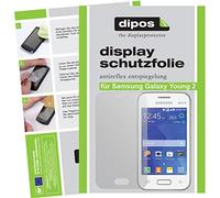 Dipos Samsung Galaxy Young 2 Protection d'écran (Lot de 6) - anti-reflet premium mat