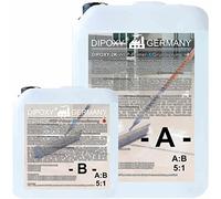 DIPOXY - Apprêt 2K-WEP-Primer-X (6,4 kg (5,0 kg A + 1 kg B + 0,4 kg de couleur), blanc)