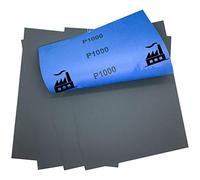 Dipoxy - Papier abrasif imperméable P1000 - Feuille de 230 x 280 mm pour ponçage humide