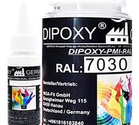 Dipoxy-PMI-RAL 7030 - 25 g - Pigment de base extrêmement concentré - Pigment de couleur pour résine époxy, résine de polyester, systèmes en polyuréthane, béton, vernis, résine liquide