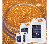 Dipoxy Résine époxy 2K-700 avec pigment 1,5 kg + 25 g Orange02.