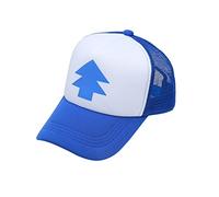 Dipper Gravity Falls, casquette avec motif de pin bleu de la série Gravity Falls