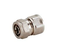 Dipra 120264 Raccord Multicouche à Compression Droit Fixe, Femelle F26/34, diamètre 26mm