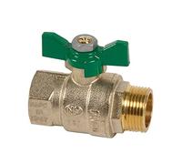 Dipra 200245 - Vanne à sphère poignée papillon NF à passage intégral MF15/21