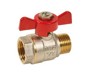 Dipra 214054 - Vanne à sphère poignée papillon MF20/27