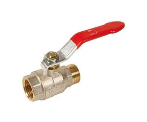 Dipra 241034 Vanne à sphère poignée Plate à Passage Optimal MF12/17, Bronze