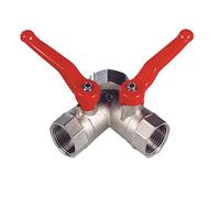 Dipra 246654 - Vanne Y, 2 sorties/entrée en 26/34 - 1 sortie en 20/27