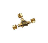 Dipra 34044 Raccord PER à Glissement Té Egal, diamètre 12mm