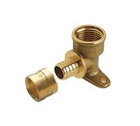 Dipra 39044 Raccord PER à Glissement Applique, 15/21, diamètre 12mm Or