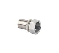 Dipra 720034 Raccord Multicouche à Sertir Droit à Ecrou Tournant, Femelle F12/17, diamètre 16mm