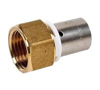 Dipra 730054 Raccord PER à Sertir, Droit à Ecrou Tournant, diamètre 16 mm, Femelle F20/27 (3/4")