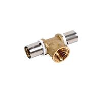Dipra 734144 Raccord PER à Sertir Té, Femelle F15/21, diamètre 16 mm