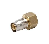 Dipra 820151 Raccord Multicouche Automatique Droit Fixe, Femelle F20/27, diamètre 20mm