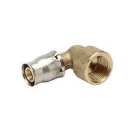 Dipra 827141 Raccord Multicouche Automatique Coude, Femelle F15/21, diamètre 20mm