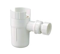 Dipra 910060 Entonnoir Siphon, Echappement diamètre 26/34 (Sachet) Blanc