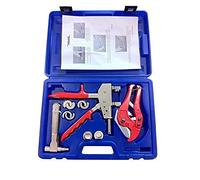 DIPRA - Coffret Pinces pour Raccord à Glissement PER - Pince à Glissement Ø25 mm, Évasoir Ø12-25 mm, Coupe-Tube, 3 Adaptateurs Ø12/16/20 - Mallette