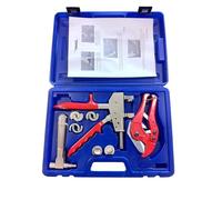 DIPRA - Coffret Pinces pour Raccord à Glissement PER - Pince à Glissement Ø25 mm, Évasoir Ø12-25 mm, Coupe-Tube, 3 Adaptateurs Ø12/16/20 - Mallette