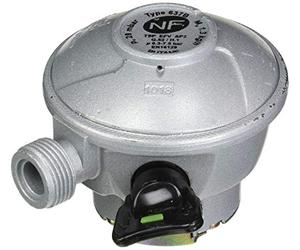 DIPRA - Détendeur Gaz Butane QUICK-ON - Valve Ø20 - Débit 1,3 kg/h - Pression 28 mbar - Certifié NF - Pour Bouteilles Butane 6 kg