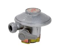 DIPRA - Détendeur Quick-On Propane NF - Valve 27 mm - Débit 1-5 kg/h - Pression 37 mbar - Sortie Mâle 20/150 - Compatible Cube Butagaz et VISEO - Certifié NF