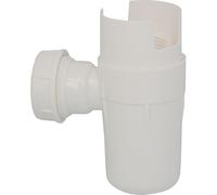 DIPRA - Entonnoir Siphon Ø32 mm Évacuation Chauffe-Eau avec Manchon Coulissant Installation Sanitaire