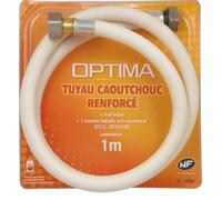 DIPRA - Flexible GPL 10 Ans 1,00 m - Gaz Butane et Propane - Filetage Femelle 20/150 et 15/21 - Caoutchouc avec Écrou Anti-Torsion - Certifié NF