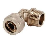 Dipra Raccord Alize'O Coude Mâle 15/21 Tube D.16Mm