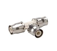 DIPRA - Raccord multicouche automatique t égal Ø20 mm - raccord en T pour tube multicouche - plomberie