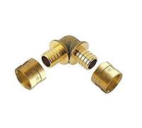 DIPRA - Raccord PER à glissement coude égal Ø20 mm - raccord angle 90° pour tube PER - plomberie