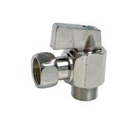 Dipra - Robinet de Chasse d'Eau 1/4 de Tour, Equerre avec Ecrou Tournant