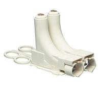 DIPRA - Sortie de dalle double pour tube PER Ø12 et Ø16 mm - sortie plomberie