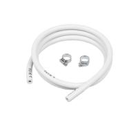 Dipra - Tube Souple Gaz Butane Propane - Norme NF D 36-110 - Validité 5 ans - Avec 2 Colliers de Serrage - Longueur 1 m