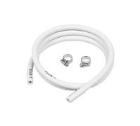 Dipra - Tube Souple Gaz Butane Propane - Norme NF D 36-110 - Validité 5 ans - Avec 2 Colliers de Serrage - Longueur 1,5 m