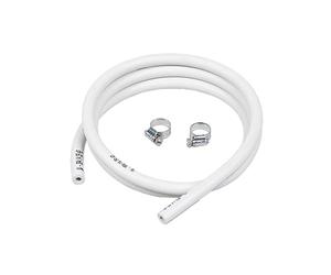 Dipra - Tube Souple Gaz Butane Propane - Norme NF D 36-110 - Validité 5 ans - Avec 2 Colliers de Serrage - Longueur 1,5 m