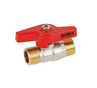 DIPRA - Vanne à Sphère MM 12/17 - Poignée Papillon - Corps Laiton pour Installation Sanitaire