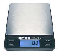 Dipse TP Balance numérique haute précision avec plateforme extra grande - Balance de poche - Convient pour pesage d'or, 2000g x 0,1g