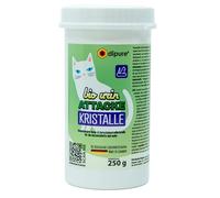 dipure® Bio Urin Attacke Cristaux - Additif probiotique pour litière pour chat contre les odeurs Neutralisateur efficace des odeurs pour urine de chat avec micro-organismes, 250 g