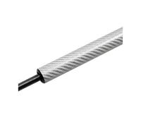 DIQXLGS 1 Pièce pour Citroën C5 X7 Tourer 2008-2017 Capot Avant Modification De Ressort À Gaz Choc Tige Support Amortisseur(Silver Carbon Fiber)