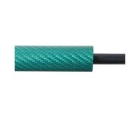 DIQXLGS 1 Pièce pour Mercedes pour Benz pour Sprinter 906 NCV3 W906 2006-2018 Pare-Chocs Avant Modifier Amortisseur À Gaz Tige De Support(Green Carbon Fiber)