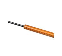 DIQXLGS 1 Pièce pour pour Fiesta Mk6 Mk7 2009-2020 Vérin À Gaz De Modification Capot Avant Support Levage Amortisseur(Orange Carbon Fiber)