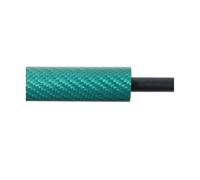 DIQXLGS 1 Pièce pour VW pour Passat CC 2008-2017 Avant Capot Support De Levage Choc Piston Ressort Cylindre Amortisseur Tige(Carbon Fiber Green)