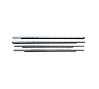 DIQXLGS 4 Pièces Joint D'Étanchéité Caoutchouc Fenêtres Extérieures Voiture Pour Mitsubishi Pour Outlander Pour Sport GA ASX RVR 2011-2020(Chrome)