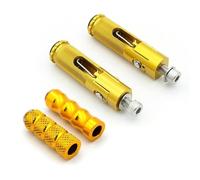 DIQXLGS 8mm Universel Pliant Repose Pied Pour S1000RR HP4 S1000 RR S 1000RR 2009-2020 Aluminium Pliant Arrière Ensemble Pédale Pied(Or,1 jeu)