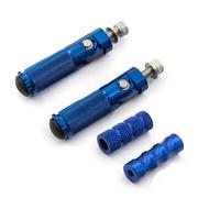 DIQXLGS 8mm Universel Pliant Repose Pied Pour S1000RR HP4 S1000 RR S 1000RR 2009-2020 Aluminium Pliant Arrière Ensemble Pédale Pied(Bleu,1 jeu)