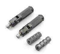 DIQXLGS 8mm Universel Pliant Repose Pied Pour S1000RR HP4 S1000 RR S 1000RR 2009-2020 Aluminium Pliant Arrière Ensemble Pédale Pied(GRIS,1 jeu)