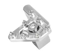 DIQXLGS Accessoires Frein Pliant Pour Moto Tête De Pédale Frein Universelle Rotative CNC Alliage D'Aluminium(Argent)