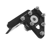 DIQXLGS Accessoires Frein Pliant Pour Moto Tête De Pédale Frein Universelle Rotative CNC Alliage D'Aluminium(NOIR)